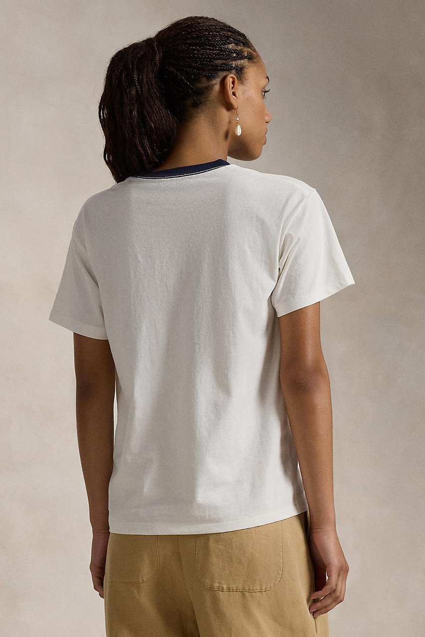 【ラルフローレン/RALPH LAUREN】の【POLO RALPH LAUREN】POLO ベア コットン ジャージー Tシャツ 人気、トレンドファッション・服の通販 founy(ファニー) 　ファッション　Fashion　レディースファッション　WOMEN　トップス・カットソー　Tops/Tshirt　シャツ/ブラウス　Shirts/Blouses　ロング / Tシャツ　T-Shirts　カットソー　Cut and Sewn　インナー　Inner　ショート　Short　ジャージー　Jersey　ストレート　Straight　スリーブ　Sleeve　フィット　Fit　プリント　Print　other-4|ID: prp329100004320211 ipo3291000000031364674