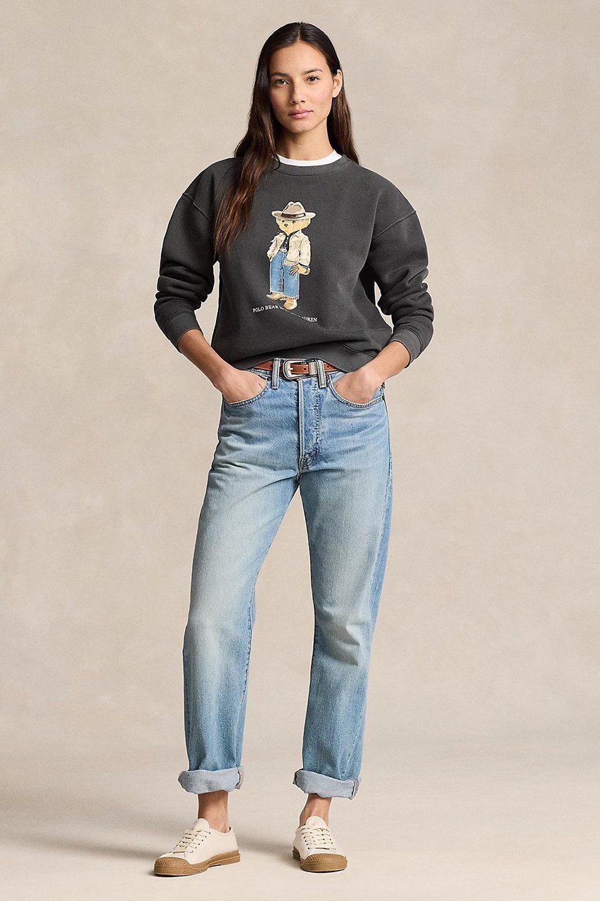 【ラルフローレン/RALPH LAUREN】の【POLO RALPH LAUREN】POLO ベア フリース クルーネック 人気、トレンドファッション・服の通販 founy(ファニー) 　ファッション　Fashion　レディースファッション　WOMEN　トップス・カットソー　Tops/Tshirt　シャツ/ブラウス　Shirts/Blouses　パーカ　Sweats　ロング / Tシャツ　T-Shirts　スウェット　Sweat　カットソー　Cut and Sewn　ウエスタン　Western　other-2|ID: prp329100004320214 ipo3291000000031364680