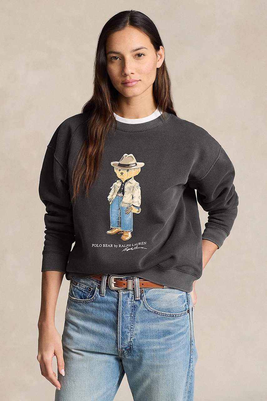【ラルフローレン/RALPH LAUREN】の【POLO RALPH LAUREN】POLO ベア フリース クルーネック 人気、トレンドファッション・服の通販 founy(ファニー) 　ファッション　Fashion　レディースファッション　WOMEN　トップス・カットソー　Tops/Tshirt　シャツ/ブラウス　Shirts/Blouses　パーカ　Sweats　ロング / Tシャツ　T-Shirts　スウェット　Sweat　カットソー　Cut and Sewn　ウエスタン　Western　other-5|ID: prp329100004320214 ipo3291000000031364683