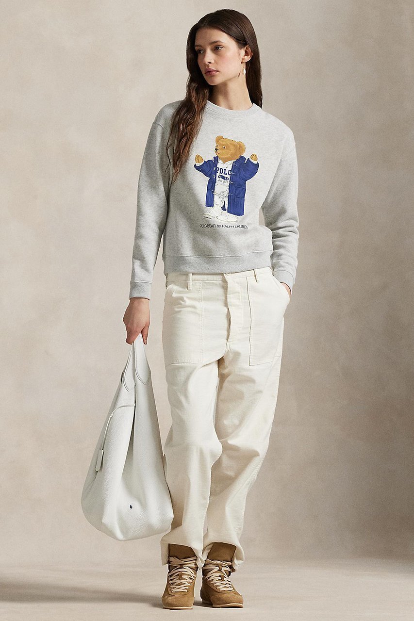 【ラルフローレン/RALPH LAUREN】の【POLO RALPH LAUREN】Polo ベア フリース クルーネック 人気、トレンドファッション・服の通販 founy(ファニー) 　ファッション　Fashion　レディースファッション　Fashion for Women　トップス・カットソー　Cut & Sew Tops　シャツ・ブラウス・オフィスカジュアル　Elegant Blouses & Button-Ups　レディースパーカー・カジュアルフーディー　Casual Hoodies & Sweatshirts　ロングTシャツ・Tシャツ　Longline T-Shirts & Tees　スウェット・クルーネックトップス　Sweatshirts & Crewnecks / Relaxed Fit Sweat Tops　カットソー・ベーシックTシャツ　Cut-and-Sewn Tops / Stretch Tees & Basics　2025年　2025　2025-2026秋冬・A/W　Autumn/Winter 2025–26 AW25–26　ヴィンテージ　Vintage Style　A/W・秋冬　Autumn/Winter　other-3|ID: prp329100004320214 ipo3291000000033526972