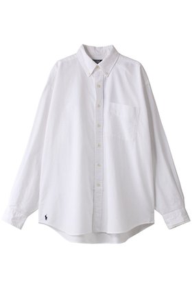 【ラルフローレン/RALPH LAUREN】の【UNISEX】【POLO RALPH LAUREN】ビッグ フィット ボタンダウン シャツ 人気、トレンドファッション・服の通販 founy(ファニー) ファッション Fashion レディースファッション Fashion for Women トップス・カットソー Cut & Sew Tops シャツ・ブラウス・オフィスカジュアル Elegant Blouses & Button-Ups ユニセックス Unisex, Genderless シンプル Simple, Minimal スリーブ Sleeve, Long Sleeve / Short Sleeve ダウン Down, Puffer ビッグ Big, Oversized フィット Fit, Slim Fit ロング Long, Long-Length 羽織 Haori, Light Jacket |ID:prp329100004320225