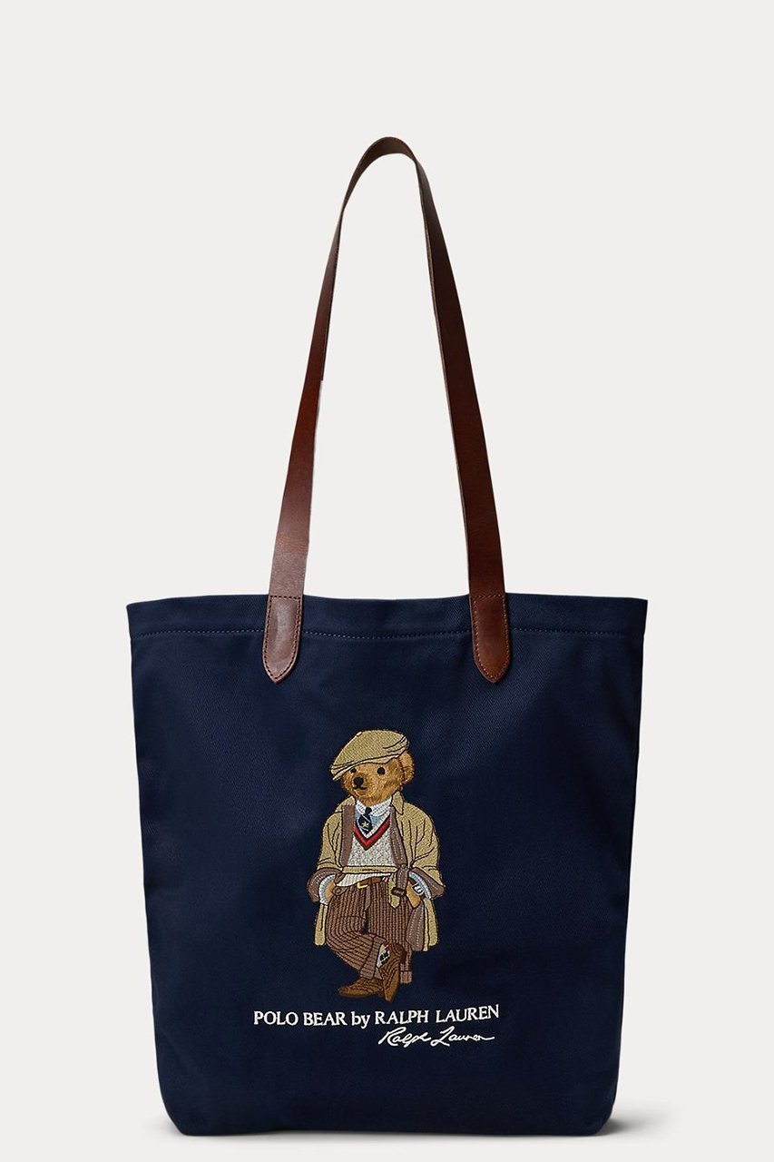 【ラルフローレン/RALPH LAUREN】の【UNISEX】【POLO RALPH LAUREN】Polo ベア ツイル ショッパー トート インテリア・キッズ・メンズ・レディースファッション・服の通販 founy(ファニー) 　ファッション　Fashion　レディースファッション　Fashion for Women　バッグ　Bags　ユニセックス　Unisex, Genderless　ツイル　Twist, Twisted Detail　エレガント 上品　Elegant　ネイビー|ID: prp329100004320234 ipo3291000000035869411