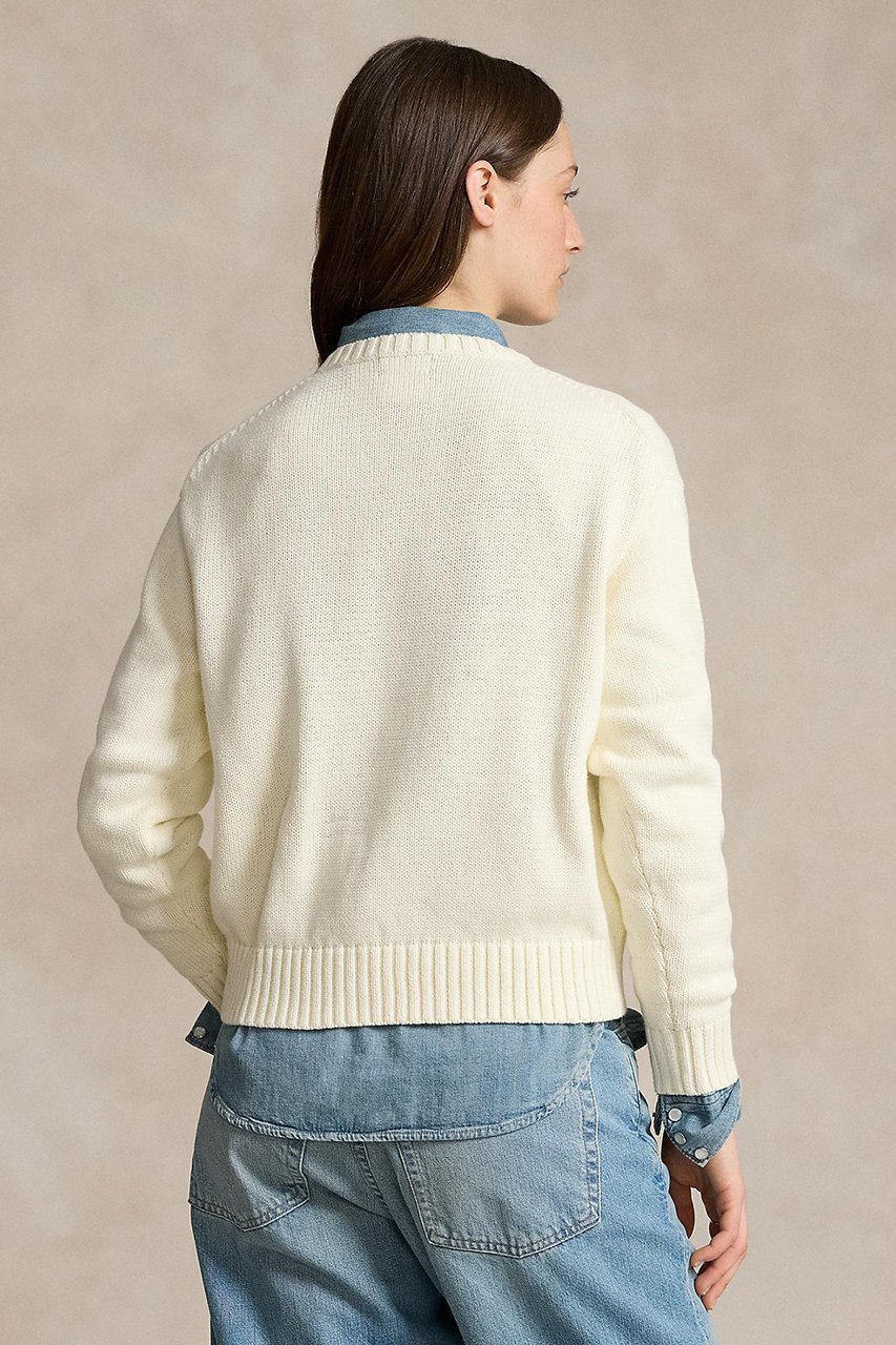 【ラルフローレン/RALPH LAUREN】の【POLO RALPH LAUREN】POLO ベア コットン クルーネック セーター 人気、トレンドファッション・服の通販 founy(ファニー) 　ファッション　Fashion　レディースファッション　WOMEN　トップス・カットソー　Tops/Tshirt　ニット　Knit Tops　プルオーバー　Pullover　おすすめ　Recommend　ウエスタン　Western　セーター　Sweater　other-5|ID: prp329100004320245 ipo3291000000031364715