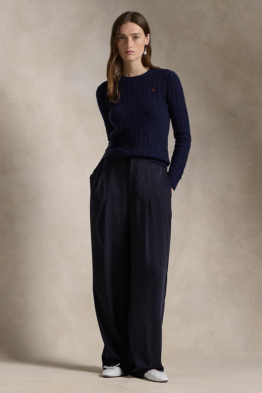 【ラルフローレン/RALPH LAUREN】の【POLO RALPH LAUREN】ケーブルニット ウールカシミヤ セーター 人気、トレンドファッション・服の通販 founy(ファニー) 　ファッション　Fashion　レディースファッション　WOMEN　トップス・カットソー　Tops/Tshirt　ニット　Knit Tops　プルオーバー　Pullover　カシミヤ　Cashmere　スリム　Slim　セーター　Sweater　other-2|ID: prp329100004320247 ipo3291000000031364717