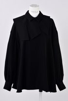 【エンフォルド/ENFOLD】のPEツイル カラーネックパーツPO/プルオーバー ブラック|ID: prp329100004320248 ipo3291000000036398479