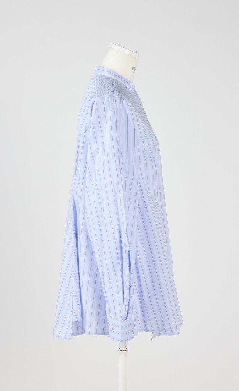 【エンフォルド/ENFOLD】のBroadcloth stripe フレア SH/シャツ 人気、トレンドファッション・服の通販 founy(ファニー) 　ファッション　Fashion　レディースファッション　WOMEN　トップス・カットソー　Tops/Tshirt　シャツ/ブラウス　Shirts/Blouses　スリーブ　Sleeve　フェミニン　Feminine　フレア　Flare　ベスト　Vest　ロング　Long　other-4|ID: prp329100004320255 ipo3291000000031356815
