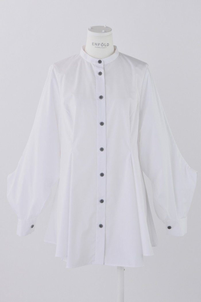 【エンフォルド/ENFOLD】のC/PEブロード フレアSH/シャツ インテリア・キッズ・メンズ・レディースファッション・服の通販 founy(ファニー) https://founy.com/ ファッション Fashion レディースファッション WOMEN トップス・カットソー Tops/Tshirt シャツ/ブラウス Shirts/Blouses スリーブ Sleeve フェミニン Feminine フレア Flare ブロード Broad ベスト Vest ロング Long |ID: prp329100004320256 ipo3291000000029973160