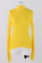 【エンフォルド/ENFOLD】のBrushed Rib ロングスリーブ イエロー|ID: prp329100004320269 ipo3291000000036009088