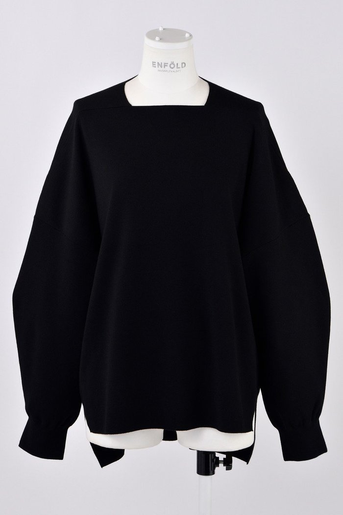 【エンフォルド/ENFOLD】のスクエアN/C BOX PO/プルオーバー インテリア・キッズ・メンズ・レディースファッション・服の通販 founy(ファニー) https://founy.com/ ファッション Fashion レディースファッション Fashion for Women トップス・カットソー Cut & Sew Tops シャツ・ブラウス・オフィスカジュアル Elegant Blouses & Button-Ups カジュアルプルオーバー・ニットトップス Pullovers & Knit Tops / Casual Pullovers シンプル Simple, Minimal スクエア Square, Square Shape スリーブ Sleeve, Long Sleeve / Short Sleeve フィット Fit, Slim Fit ロング Long, Long-Length |ID: prp329100004320272 ipo3291000000036398457