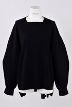 【エンフォルド/ENFOLD】のスクエアN/C BOX PO/プルオーバー ブラック|ID: prp329100004320272 ipo3291000000036398458