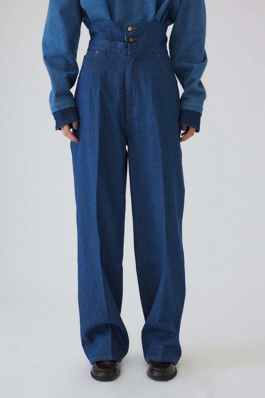 【リムアーク/RIM.ARK】のCorset denim PT/パンツ 人気、トレンドファッション・服の通販 founy(ファニー) 　ファッション　Fashion　レディースファッション　WOMEN　パンツ　Pants　デニムパンツ　Denim Pants　おすすめ　Recommend　コルセット　Corset　デニム　Denim　エレガント 上品　Elegant　 other-1|ID: prp329100004320280 ipo3291000000032376915