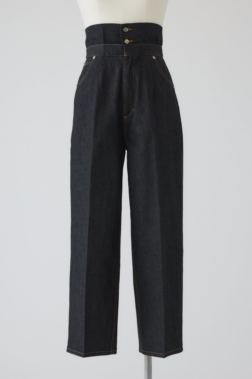 【リムアーク/RIM.ARK】のCorset denim PT/パンツ インテリア・キッズ・メンズ・レディースファッション・服の通販 founy(ファニー) 　ファッション　Fashion　レディースファッション　Fashion for Women　パンツ　Pants & Trousers　デニムパンツ・ジーンズ・美脚デニム　Denim Jeans & Pants　おすすめ　Recommended / Our Picks　コルセット　Corset, Bustier　デニム　Denim, Jeans Material　エレガント 上品　Elegant　インディゴ|ID: prp329100004320280 ipo3291000000034970438