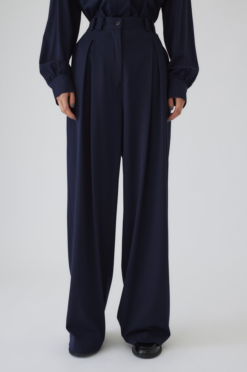 【リムアーク/RIM.ARK】のRelax jersey tuck PT/パンツ インテリア・キッズ・メンズ・レディースファッション・服の通販 founy(ファニー) ファッション Fashion レディースファッション Fashion for Women パンツ Pants & Trousers シンプル Simple, Minimal スタイリッシュ Stylish, Fashionable セットアップ Set-Up, Coordinated Outfit バランス Balance, Style Balance リラックス Relax, Relaxed Fit ネイビー|ID: prp329100004320281 ipo3291000000032914613