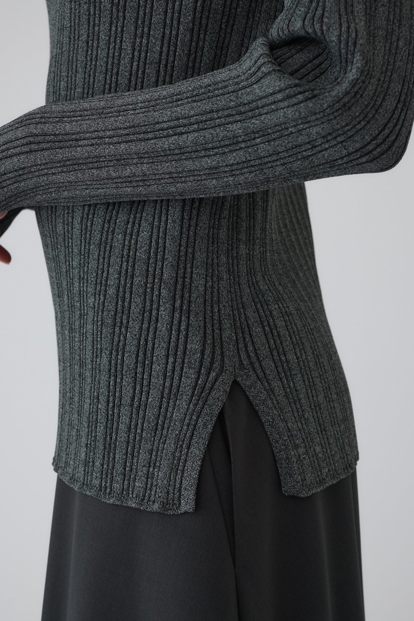 【リムアーク/RIM.ARK】のOpen collar rib knit tops/トップス 人気、トレンドファッション・服の通販 founy(ファニー) ファッション Fashion レディースファッション Fashion for Women トップス・カットソー Cut & Sew Tops ニット Knit Tops & Sweaters カジュアルプルオーバー・ニットトップス Pullovers & Knit Tops / Casual Pullovers フロント Front, Front Design ベーシック Basic, Essential other-4|ID: prp329100004320285 ipo3291000000032919334