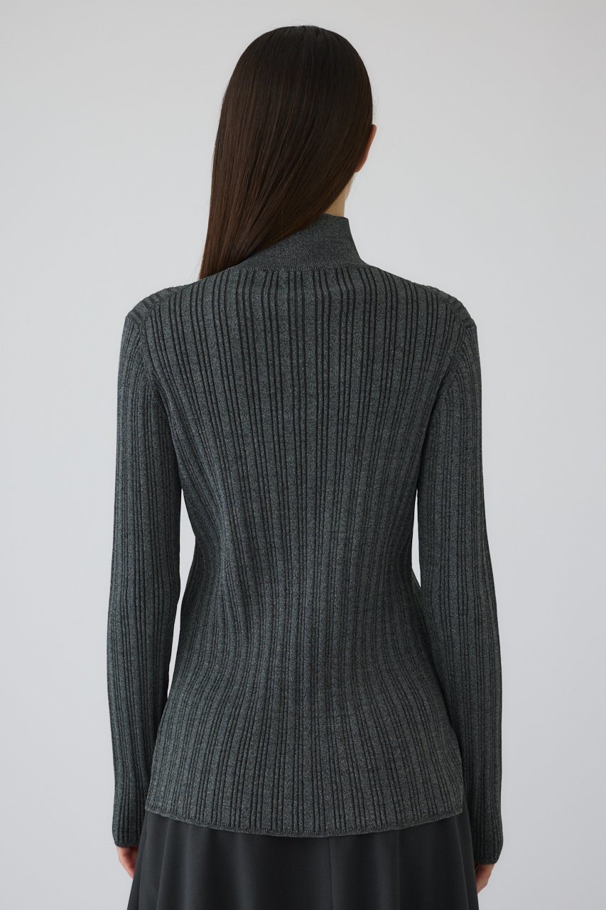 【リムアーク/RIM.ARK】のOpen collar rib knit tops/トップス 人気、トレンドファッション・服の通販 founy(ファニー) ファッション Fashion レディースファッション Fashion for Women トップス・カットソー Cut & Sew Tops ニット Knit Tops & Sweaters カジュアルプルオーバー・ニットトップス Pullovers & Knit Tops / Casual Pullovers フロント Front, Front Design ベーシック Basic, Essential other-5|ID: prp329100004320285 ipo3291000000032919342