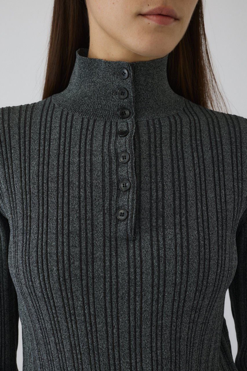 【リムアーク/RIM.ARK】のOpen collar rib knit tops/トップス 人気、トレンドファッション・服の通販 founy(ファニー) ファッション Fashion レディースファッション Fashion for Women トップス・カットソー Cut & Sew Tops ニット Knit Tops & Sweaters カジュアルプルオーバー・ニットトップス Pullovers & Knit Tops / Casual Pullovers フロント Front, Front Design ベーシック Basic, Essential other-8|ID: prp329100004320285 ipo3291000000032919374