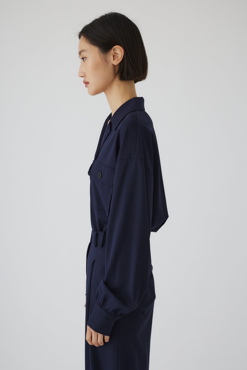 【リムアーク/RIM.ARK】のRelax jersey SH/シャツ 人気、トレンドファッション・服の通販 founy(ファニー) 　ファッション　Fashion　レディースファッション　WOMEN　トップス・カットソー　Tops/Tshirt　シャツ/ブラウス　Shirts/Blouses　ジャージー　Jersey　スタイリッシュ　Stylish　スリーブ　Sleeve　セットアップ　Set Up　バランス　Balance　ポケット　Pocket　ラウンド　Round　リラックス　Relax　ロング　Long　other-3|ID: prp329100004320287 ipo3291000000032377081