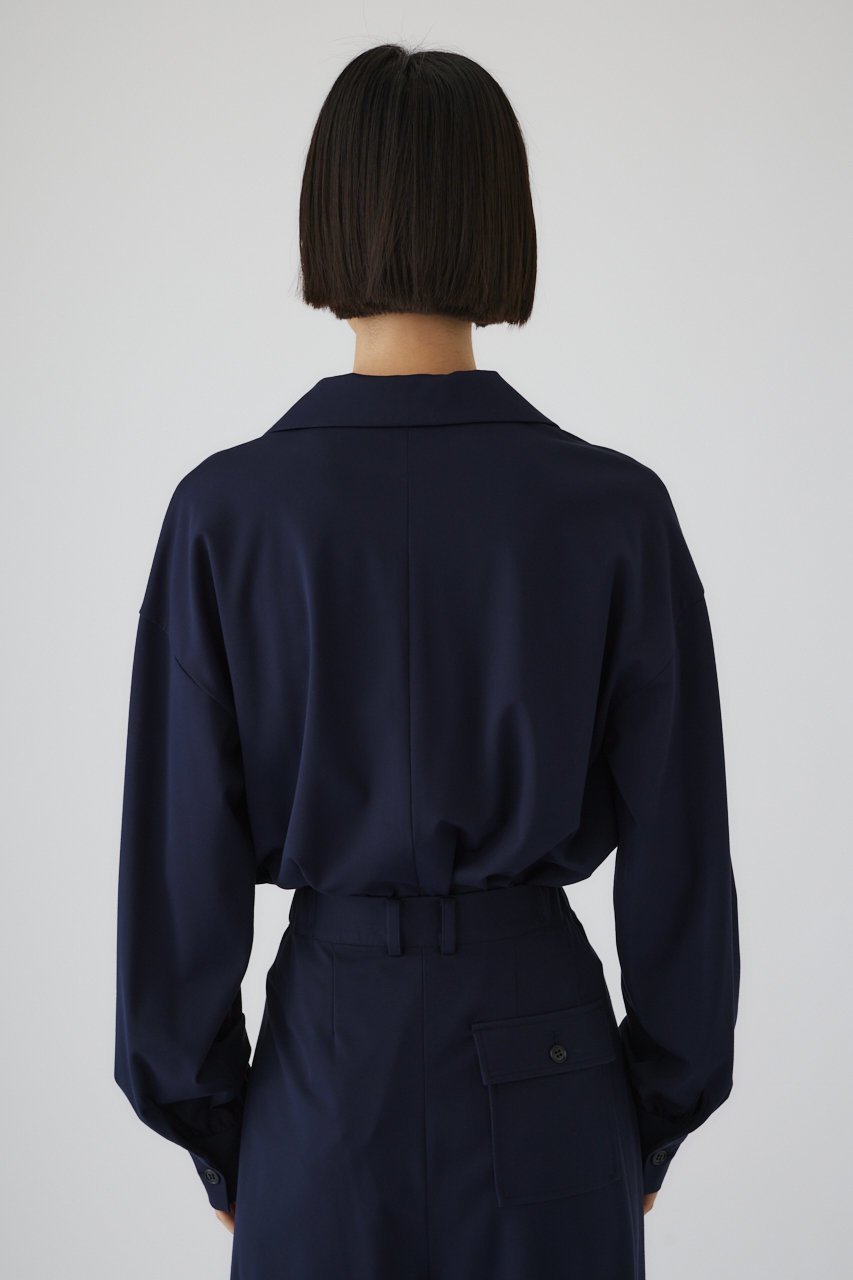 【リムアーク/RIM.ARK】のRelax jersey SH/シャツ 人気、トレンドファッション・服の通販 founy(ファニー) 　ファッション　Fashion　レディースファッション　WOMEN　トップス・カットソー　Tops/Tshirt　シャツ/ブラウス　Shirts/Blouses　ジャージー　Jersey　スタイリッシュ　Stylish　スリーブ　Sleeve　セットアップ　Set Up　バランス　Balance　ポケット　Pocket　ラウンド　Round　リラックス　Relax　ロング　Long　other-4|ID: prp329100004320287 ipo3291000000032377082