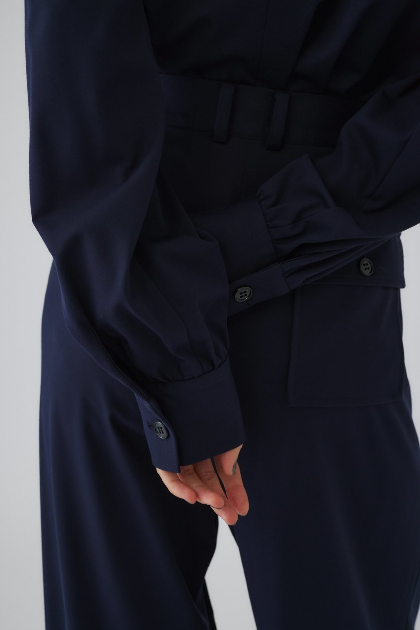 【リムアーク/RIM.ARK】のRelax jersey SH/シャツ 人気、トレンドファッション・服の通販 founy(ファニー) 　ファッション　Fashion　レディースファッション　WOMEN　トップス・カットソー　Tops/Tshirt　シャツ/ブラウス　Shirts/Blouses　ジャージー　Jersey　スタイリッシュ　Stylish　スリーブ　Sleeve　セットアップ　Set Up　バランス　Balance　ポケット　Pocket　ラウンド　Round　リラックス　Relax　ロング　Long　other-5|ID: prp329100004320287 ipo3291000000032377083