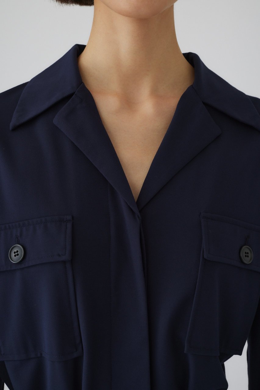 【リムアーク/RIM.ARK】のRelax jersey SH/シャツ 人気、トレンドファッション・服の通販 founy(ファニー) 　ファッション　Fashion　レディースファッション　WOMEN　トップス・カットソー　Tops/Tshirt　シャツ/ブラウス　Shirts/Blouses　ジャージー　Jersey　スタイリッシュ　Stylish　スリーブ　Sleeve　セットアップ　Set Up　バランス　Balance　ポケット　Pocket　ラウンド　Round　リラックス　Relax　ロング　Long　other-7|ID: prp329100004320287 ipo3291000000032377085