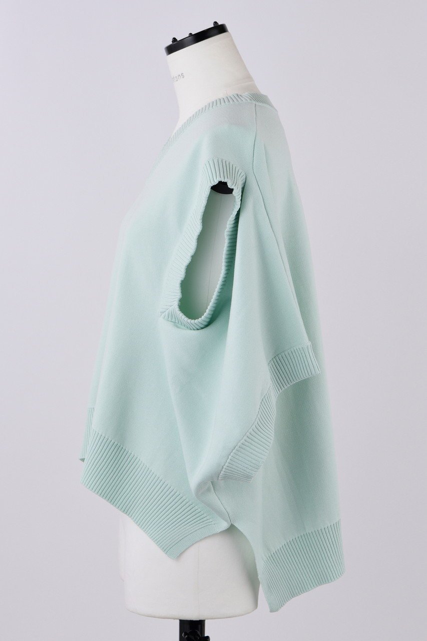 【ナゴンスタンス/nagonstans】の2WayクロップドVEST/ベスト 人気、トレンドファッション・服の通販 founy(ファニー) 　ファッション　Fashion　レディースファッション　Fashion for Women　トップス・カットソー　Cut & Sew Tops　ニット　Knit Tops & Sweaters　ベスト&ジレ / 重ね着スタイル　Vests & Gilets　カジュアルプルオーバー・ニットトップス　Pullovers & Knit Tops / Casual Pullovers　クロップド　Cropped, Short Length　ベスト　Vest, Waistcoat　半袖　Short Sleeve, Half Sleeve　other-2|ID: prp329100004320293 ipo3291000000032957413