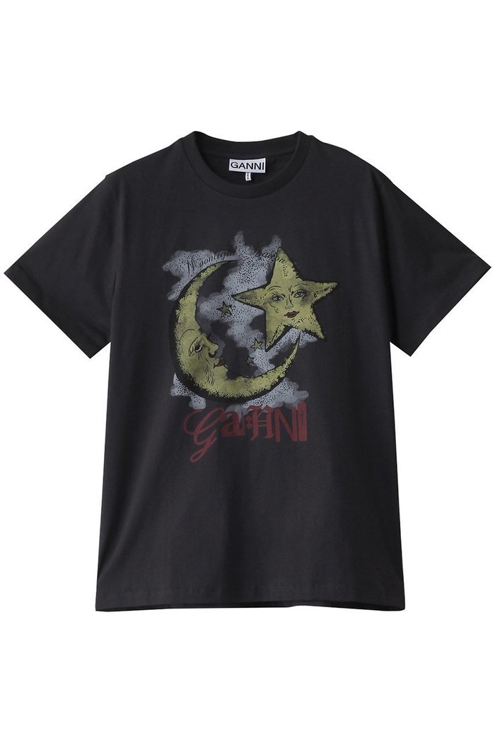 【ガニー/GANNI】のBasic Jersey Moonlight リラックスTシャツ インテリア・キッズ・メンズ・レディースファッション・服の通販 founy(ファニー) https://founy.com/ ファッション Fashion レディースファッション WOMEN トップス・カットソー Tops/Tshirt シャツ/ブラウス Shirts/Blouses ロング / Tシャツ T-Shirts カットソー Cut and Sewn 2025年 2025 A/W・秋冬 Aw・Autumn/Winter・Fw・Fall-Winter S/S・春夏 Ss・Spring/Summer ショート Short スキニーデニム Skinny Denim スリーブ Sleeve プリント Print リラックス Relax ワイド Wide 夏 Summer 春 Spring 軽量 Lightweight |ID: prp329100004320296 ipo3291000000029973302