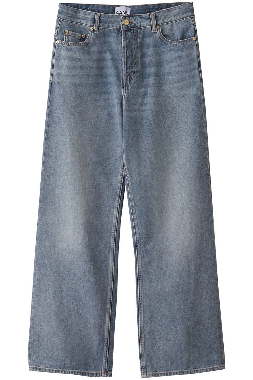 【ガニー/GANNI】のRigid Denim Izey 人気、トレンドファッション・服の通販 founy(ファニー) 　ファッション　Fashion　レディースファッション　Fashion for Women　パンツ　Pants & Trousers　デニムパンツ・ジーンズ・美脚デニム　Denim Jeans & Pants　デニム　Denim, Jeans Material　ワイド　Wide, Wide Fit　 other-1|ID: prp329100004320298 ipo3291000000032944862