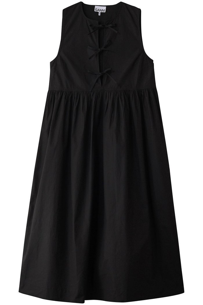 【ガニー/GANNI】のCotton Poplin Midi ドレス インテリア・キッズ・メンズ・レディースファッション・服の通販 founy(ファニー) https://founy.com/ ファッション Fashion レディースファッション Fashion for Women ワンピース Dresses フォーマル・パーティードレス・結婚式用ドレス Elegant & Casual Dresses チュニック Tunic Tops & Dresses チュニック Tunic, Long Top ドレス Dress, One-Piece フェミニン Feminine, Girly フロント Front, Front Design リボン Ribbon, Bow |ID: prp329100004320299 ipo3291000000032884909