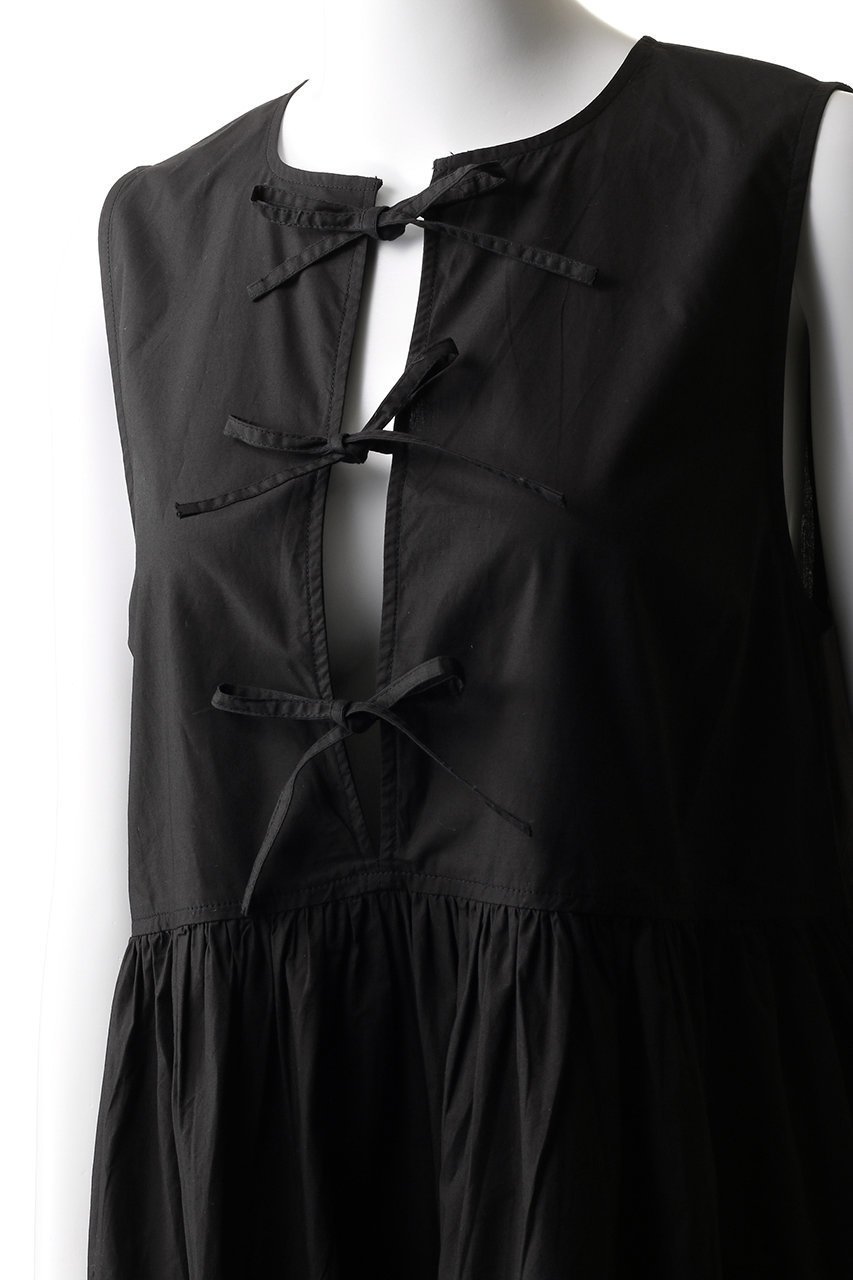 【ガニー/GANNI】のCotton Poplin Midi ドレス 人気、トレンドファッション・服の通販 founy(ファニー) 　ファッション　Fashion　レディースファッション　Fashion for Women　ワンピース　Dresses　フォーマル・パーティードレス・結婚式用ドレス　Elegant & Casual Dresses　チュニック　Tunic Tops & Dresses　チュニック　Tunic, Long Top　ドレス　Dress, One-Piece　フェミニン　Feminine, Girly　フロント　Front, Front Design　リボン　Ribbon, Bow　other-5|ID: prp329100004320299 ipo3291000000032884937
