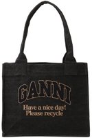 【ガニー/GANNI】のLarge Easy デニムショッパー 人気、トレンドファッション・服の通販 founy(ファニー) ファッション Fashion レディースファッション Fashion for Women バッグ Bags 雑誌 Magazine, Fashion Magazine |ID:prp329100004320301