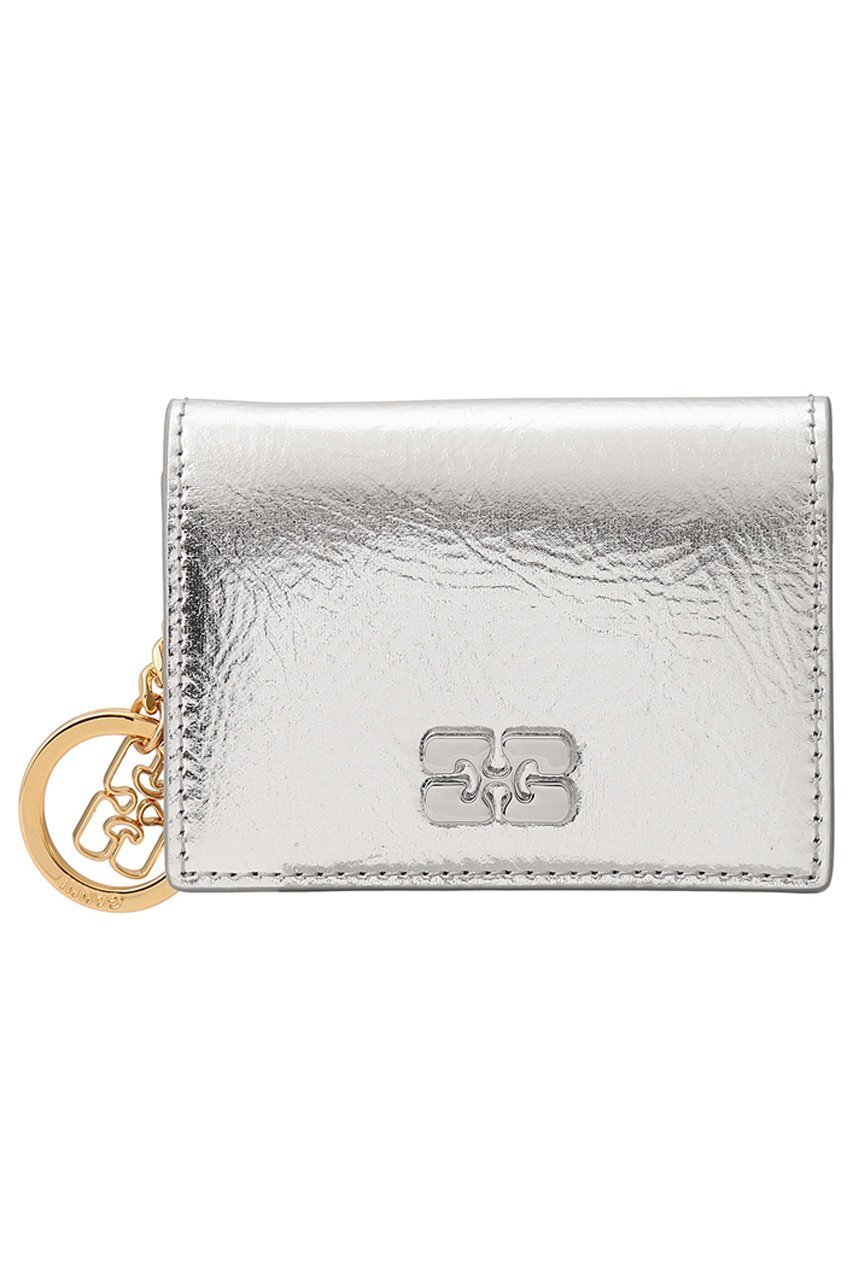 【ガニー/GANNI】のGanni Bou フラップカードホルダー インテリア・キッズ・メンズ・レディースファッション・服の通販 founy(ファニー) ファッション Fashion レディースファッション Fashion for Women ミニ財布・二つ折り財布 Wallets & Card Cases カードケース/名刺入れ Card Holders & Business Cases バッグ Bags なめらか Smooth, Silky Texture コンパクト Compact, Small Size シルバー Silver, Metallic Silver チャーム Charm, Pendant ビジュー Bijou, Jewel-like Accent ファブリック Fabric, Textile エレガント 上品 Elegant 財布 Wallet, Purse シルバー|ID: prp329100004320302 ipo3291000000035870212