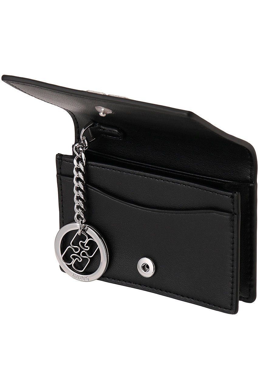 【ガニー/GANNI】のGanni Bou フラップカードホルダー 人気、トレンドファッション・服の通販 founy(ファニー) 　ファッション　Fashion　レディースファッション　Fashion for Women　ミニ財布・二つ折り財布　Wallets & Card Cases　カードケース/名刺入れ　Card Holders & Business Cases　バッグ　Bags　なめらか　Smooth, Silky Texture　コンパクト　Compact, Small Size　シルバー　Silver, Metallic Silver　チャーム　Charm, Pendant　ビジュー　Bijou, Jewel-like Accent　ファブリック　Fabric, Textile　エレガント 上品　Elegant　財布　Wallet, Purse　other-2|ID: prp329100004320302 ipo3291000000036742360