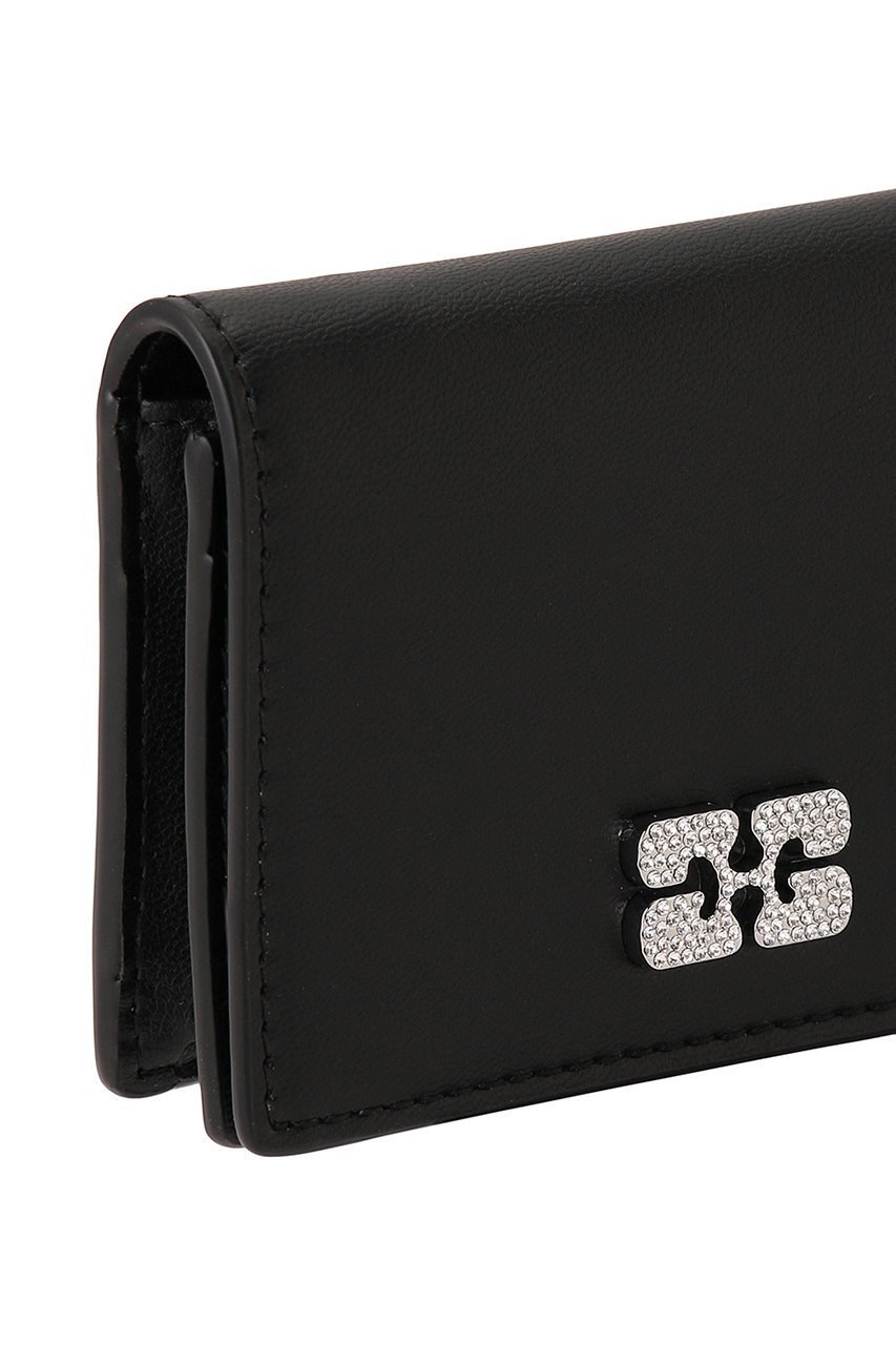 【ガニー/GANNI】のGanni Bou フラップカードホルダー 人気、トレンドファッション・服の通販 founy(ファニー) 　ファッション　Fashion　レディースファッション　Fashion for Women　ミニ財布・二つ折り財布　Wallets & Card Cases　カードケース/名刺入れ　Card Holders & Business Cases　バッグ　Bags　なめらか　Smooth, Silky Texture　コンパクト　Compact, Small Size　シルバー　Silver, Metallic Silver　チャーム　Charm, Pendant　ビジュー　Bijou, Jewel-like Accent　ファブリック　Fabric, Textile　エレガント 上品　Elegant　財布　Wallet, Purse　other-4|ID: prp329100004320302 ipo3291000000036742364