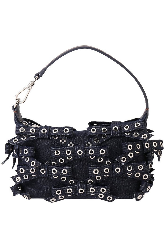 【ガニー/GANNI】のButterfly Small Pouch Bow Eyelet Denim バッグ インテリア・キッズ・メンズ・レディースファッション・服の通販 founy(ファニー) https://founy.com/ ファッション Fashion レディースファッション Fashion for Women バッグ Bags デニム Denim, Jeans Material モチーフ Motif, Design Theme リボン Ribbon, Bow |ID: prp329100004320303 ipo3291000000032788156