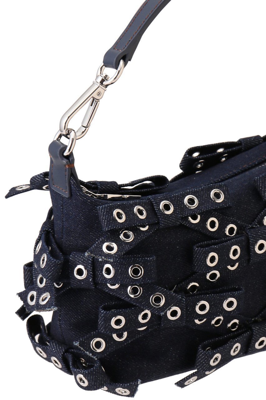 【ガニー/GANNI】のButterfly Small Pouch Bow Eyelet Denim バッグ 人気、トレンドファッション・服の通販 founy(ファニー) 　ファッション　Fashion　レディースファッション　Fashion for Women　バッグ　Bags　デニム　Denim, Jeans Material　モチーフ　Motif, Design Theme　リボン　Ribbon, Bow　other-4|ID: prp329100004320303 ipo3291000000032788165