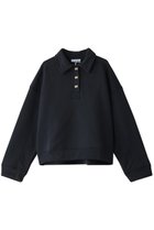 【ガニー/GANNI】のHeavy Fleece ドロップショルダーポロシャツ 人気、トレンドファッション・服の通販 founy(ファニー) ファッション Fashion レディースファッション Fashion for Women トップス・カットソー Cut & Sew Tops シャツ・ブラウス・オフィスカジュアル Elegant Blouses & Button-Ups レディースパーカー・カジュアルフーディー Casual Hoodies & Sweatshirts ロングTシャツ・Tシャツ Longline T-Shirts & Tees ポロシャツ・きれいめカジュアル Smart-Casual Polo Tops スウェット・クルーネックトップス Sweatshirts & Crewnecks / Relaxed Fit Sweat Tops カットソー・ベーシックTシャツ Cut-and-Sewn Tops / Stretch Tees & Basics クロップド Cropped, Short Length ショルダー Shoulder, Shoulder Strap トレンド Trend, Trending Now ドロップ Drop Shoulder, Dropped Style バランス Balance, Style Balance ポロシャツ Polo Shirt, Collared Tee 長袖 Long Sleeve, Full Sleeve thumbnail ネイビー|ID: prp329100004320309 ipo3291000000032811489