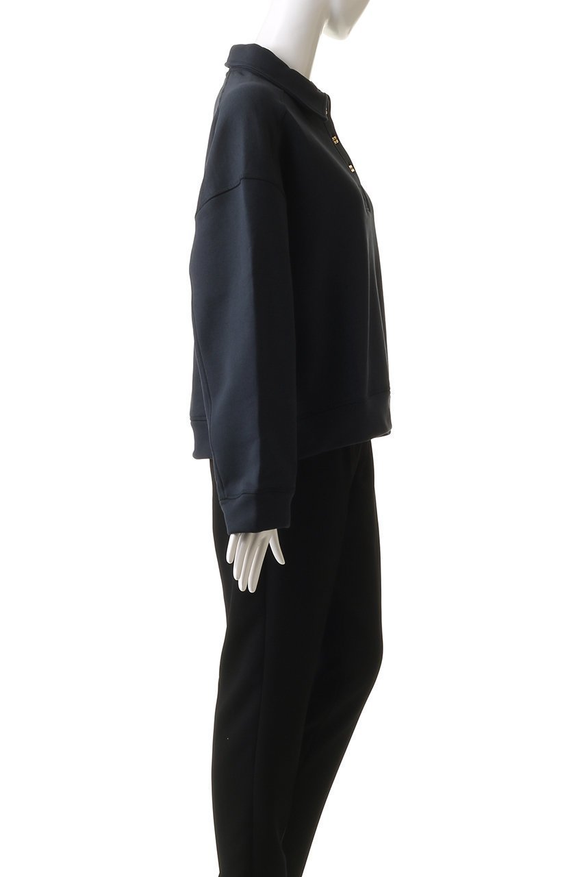 【ガニー/GANNI】のHeavy Fleece ドロップショルダーポロシャツ 人気、トレンドファッション・服の通販 founy(ファニー) 　ファッション　Fashion　レディースファッション　Fashion for Women　トップス・カットソー　Cut & Sew Tops　シャツ・ブラウス・オフィスカジュアル　Elegant Blouses & Button-Ups　レディースパーカー・カジュアルフーディー　Casual Hoodies & Sweatshirts　ロングTシャツ・Tシャツ　Longline T-Shirts & Tees　ポロシャツ・きれいめカジュアル　Smart-Casual Polo Tops　スウェット・クルーネックトップス　Sweatshirts & Crewnecks / Relaxed Fit Sweat Tops　カットソー・ベーシックTシャツ　Cut-and-Sewn Tops / Stretch Tees & Basics　クロップド　Cropped, Short Length　ショルダー　Shoulder, Shoulder Strap　トレンド　Trend, Trending Now　ドロップ　Drop Shoulder, Dropped Style　バランス　Balance, Style Balance　ポロシャツ　Polo Shirt, Collared Tee　長袖　Long Sleeve, Full Sleeve　other-3|ID: prp329100004320309 ipo3291000000032811491