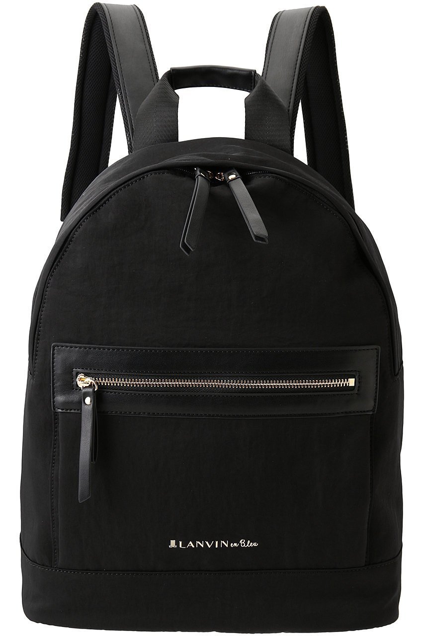 【ランバン オン ブルー/LANVIN en Bleu】のナイロンバッグパック インテリア・キッズ・メンズ・レディースファッション・服の通販 founy(ファニー) ファッション Fashion レディースファッション Fashion for Women バッグ Bags ポケット Pocket, Pocket Detail リュック Backpack, Rucksack ワーク Workwear, Utility Style エレガント 上品 Elegant 旅行 Travel ブラック|ID: prp329100004320335 ipo3291000000036927044
