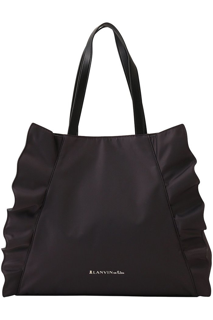 【ランバン オン ブルー/LANVIN en Bleu】のラッフルフリルバッグ インテリア・キッズ・メンズ・レディースファッション・服の通販 founy(ファニー) https://founy.com/ ファッション Fashion レディースファッション Fashion for Women バッグ Bags フェミニン Feminine, Girly フォルム Silhouette, Form フリル Frill, Ruffle ポケット Pocket, Pocket Detail |ID: prp329100004320336 ipo3291000000035103465