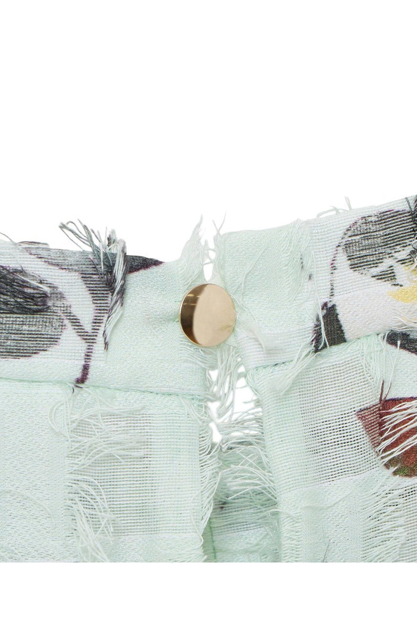 【アナイ/ANAYI】のカットジャガードフラワープリントタック ブラウス 人気、トレンドファッション・服の通販 founy(ファニー) ファッション Fashion レディースファッション Fashion for Women トップス・カットソー Cut & Sew Tops シャツ・ブラウス・オフィスカジュアル Elegant Blouses & Button-Ups 花柄・フラワープリント・モチーフ Floral Prints & Motifs / Flower Pattern Tops ショート Short, Short Length スリーブ Sleeve, Long Sleeve / Short Sleeve バランス Balance, Style Balance フラワー Flower, Floral フリンジ Fringe, Tassel フロント Front, Front Design モチーフ Motif, Design Theme ラッフル Ruffle, Frill other-5|ID: prp329100004320352 ipo3291000000035051939