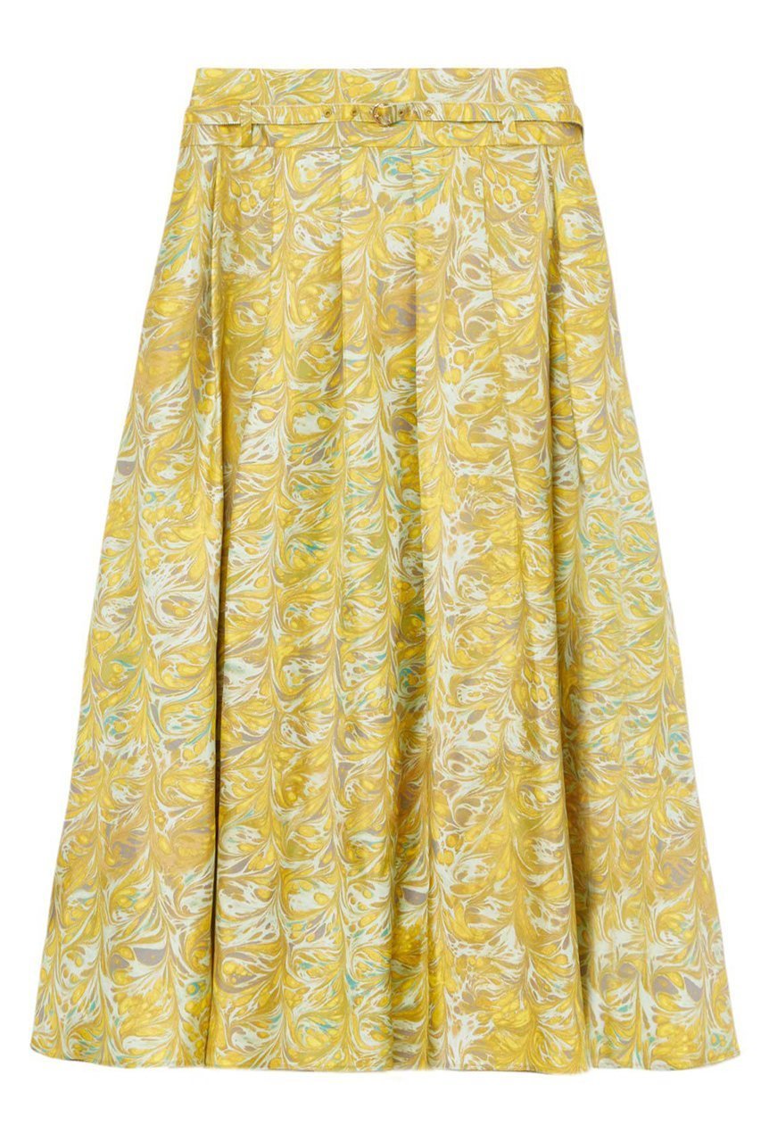 【アナイ/ANAYI】のマーブルプリントタックベルト付き スカート 人気、トレンドファッション・服の通販 founy(ファニー) 　ファッション　Fashion　レディースファッション　Fashion for Women　スカート　Skirts　ロングスカート　Long Skirts / Maxi & Midi Skirts　ベルト&ウエストマーク　Belts & Waist Accessories　おすすめ　Recommended / Our Picks　シルク　Silk, 100% Silk　セットアップ　Set-Up, Coordinated Outfit　ツイル　Twist, Twisted Detail　フレア　Flare, Flared　プリント　Print, Printed Pattern　マーブル　Marble, Marble Pattern　ヨーク　Yoke, Yoke Design　ラグジュアリー　Luxury, Elegant　ロング　Long, Long-Length　春　Spring　 other-1|ID: prp329100004320354 ipo3291000000035052666