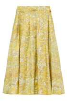 【アナイ/ANAYI】のマーブルプリントタックベルト付き スカート イエロー|ID: prp329100004320354 ipo3291000000035052667