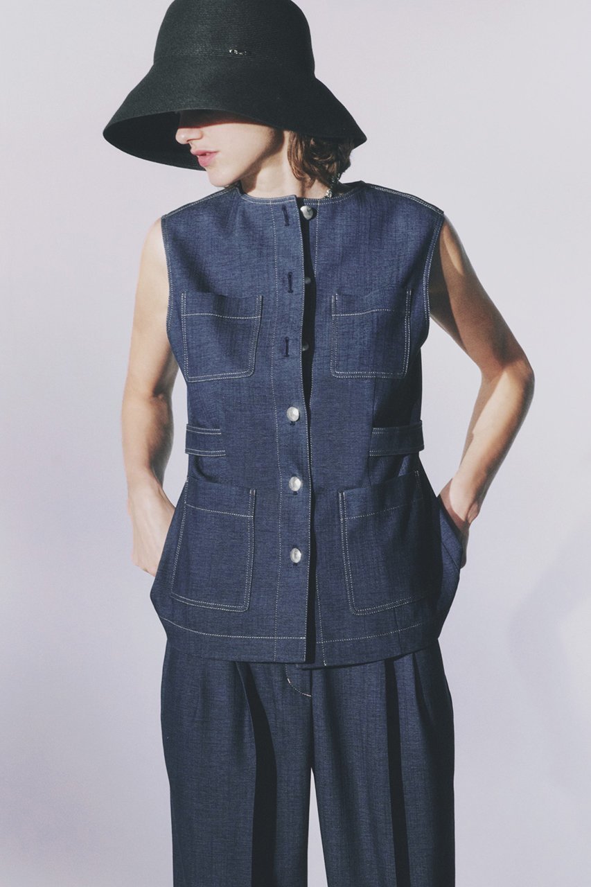 【アナイ/ANAYI】のオックスストレッチポケットワイドパンツ 人気、トレンドファッション・服の通販 founy(ファニー) 　ファッション　Fashion　レディースファッション　WOMEN　パンツ　Pants　エレガント 上品　Elegant　オックス　Ox　ジャケット　Jacket　セットアップ　Set Up　リュクス　Luxe　リラックス　Relax　ワイド　Wide　other-6|ID: prp329100004320356 ipo3291000000031365279