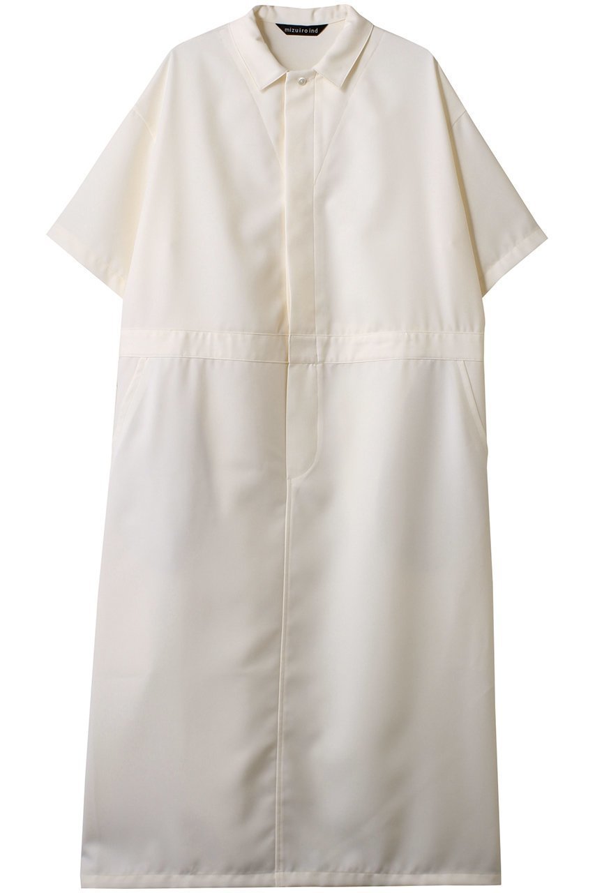 【ミズイロ インド/mizuiro ind】のpainter like OP ワンピース 人気、トレンドファッション・服の通販 founy(ファニー) 　ファッション　Fashion　レディースファッション　Fashion for Women　ワンピース　Dresses　チュニック　Tunic Tops & Dresses　シンプル　Simple, Minimal　チュニック　Tunic, Long Top　ポケット　Pocket, Pocket Detail　ロング　Long, Long-Length　ワーク　Workwear, Utility Style　半袖　Short Sleeve, Half Sleeve　 other-1|ID: prp329100004320362 ipo3291000000032884412