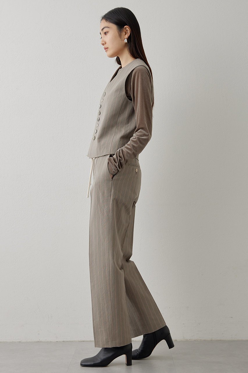 【ウィムガゼット/Whim Gazette】のストライプパンツ 人気、トレンドファッション・服の通販 founy(ファニー) 　ファッション　Fashion　レディースファッション　Fashion for Women　パンツ　Pants & Trousers　おすすめ　Recommended / Our Picks　ジャケット　Jacket, Outerwear　ストライプ　Stripe, Striped Pattern　センター　Center, Center Line　マニッシュ　Mannish, Boyish　エレガント 上品　Elegant　other-3|ID: prp329100004320366 ipo3291000000032938729