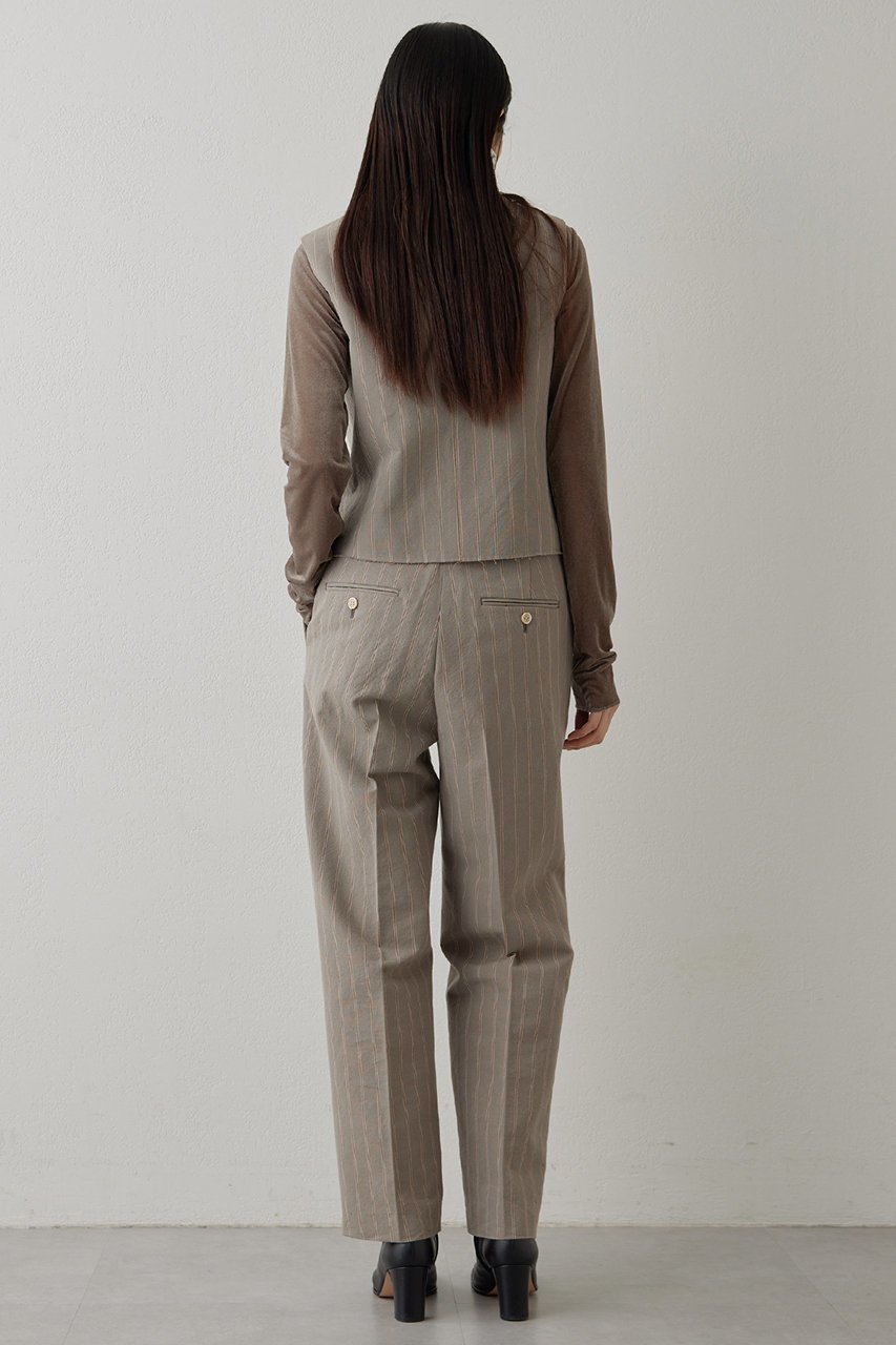 【ウィムガゼット/Whim Gazette】のストライプパンツ 人気、トレンドファッション・服の通販 founy(ファニー) 　ファッション　Fashion　レディースファッション　Fashion for Women　パンツ　Pants & Trousers　おすすめ　Recommended / Our Picks　ジャケット　Jacket, Outerwear　ストライプ　Stripe, Striped Pattern　センター　Center, Center Line　マニッシュ　Mannish, Boyish　エレガント 上品　Elegant　other-4|ID: prp329100004320366 ipo3291000000032938737