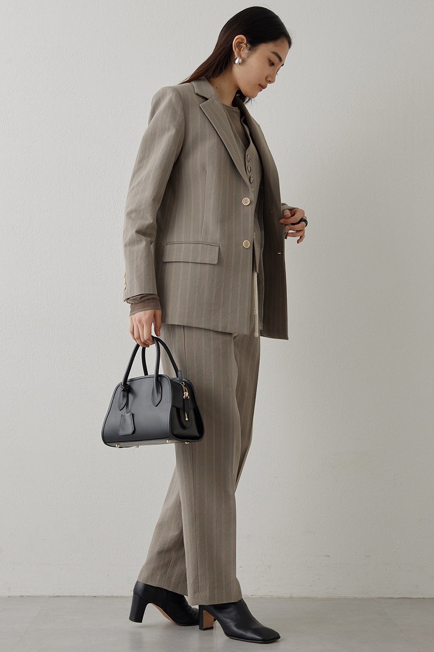 【ウィムガゼット/Whim Gazette】のストライプパンツ 人気、トレンドファッション・服の通販 founy(ファニー) 　ファッション　Fashion　レディースファッション　Fashion for Women　パンツ　Pants & Trousers　おすすめ　Recommended / Our Picks　ジャケット　Jacket, Outerwear　ストライプ　Stripe, Striped Pattern　センター　Center, Center Line　マニッシュ　Mannish, Boyish　エレガント 上品　Elegant　other-5|ID: prp329100004320366 ipo3291000000032938745