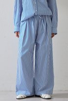 【ウィムガゼット/Whim Gazette】のストライプパンツ 人気、トレンドファッション・服の通販 founy(ファニー) ファッション Fashion レディースファッション Fashion for Women パンツ Pants & Trousers なめらか Smooth, Silky Texture サテン Satin, Glossy Fabric ストライプ Stripe, Striped Pattern リラックス Relax, Relaxed Fit ルーズ Loose, Oversized ワイド Wide, Wide Fit エレガント 上品 Elegant thumbnail ブルー|ID: prp329100004320366 ipo3291000000036870926