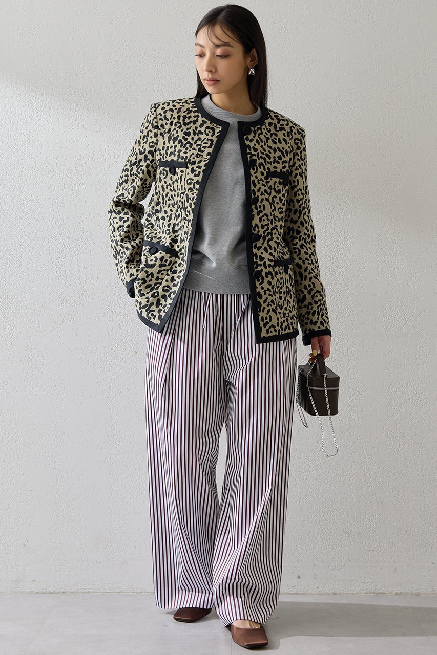 【ウィムガゼット/Whim Gazette】のストライプパンツ 人気、トレンドファッション・服の通販 founy(ファニー) 　ファッション　Fashion　レディースファッション　Fashion for Women　パンツ　Pants & Trousers　なめらか　Smooth, Silky Texture　サテン　Satin, Glossy Fabric　ストライプ　Stripe, Striped Pattern　リラックス　Relax, Relaxed Fit　ルーズ　Loose, Oversized　ワイド　Wide, Wide Fit　エレガント 上品　Elegant　other-2|ID: prp329100004320366 ipo3291000000036870928