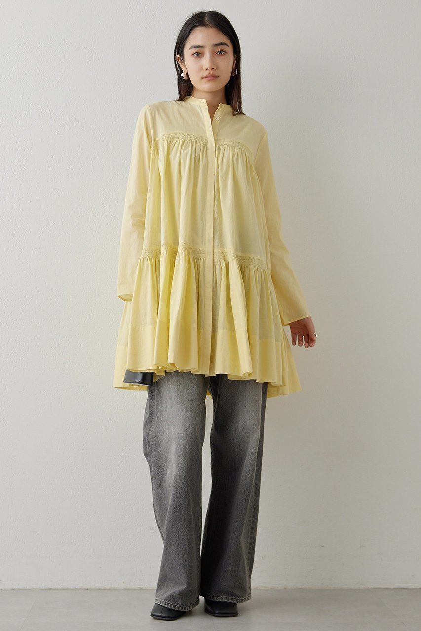 【ウィムガゼット/Whim Gazette】のローンギャザードレス 人気、トレンドファッション・服の通販 founy(ファニー) 　ファッション　Fashion　レディースファッション　Fashion for Women　ワンピース　Dresses　フォーマル・パーティードレス・結婚式用ドレス　Elegant & Casual Dresses　チュニック　Tunic Tops & Dresses　イエロー　Yellow　ギャザー　Gathered, Ruffled　シャーリング　Shirring, Ruched　シューズ　Shoes, Footwear　スニーカー　Sneakers, Trainers　チュニック　Tunic, Long Top　ドレス　Dress, One-Piece　エレガント 上品　Elegant　春　Spring　other-2|ID: prp329100004320369 ipo3291000000032882837